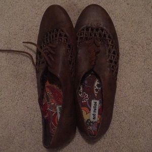Brown Oxfords